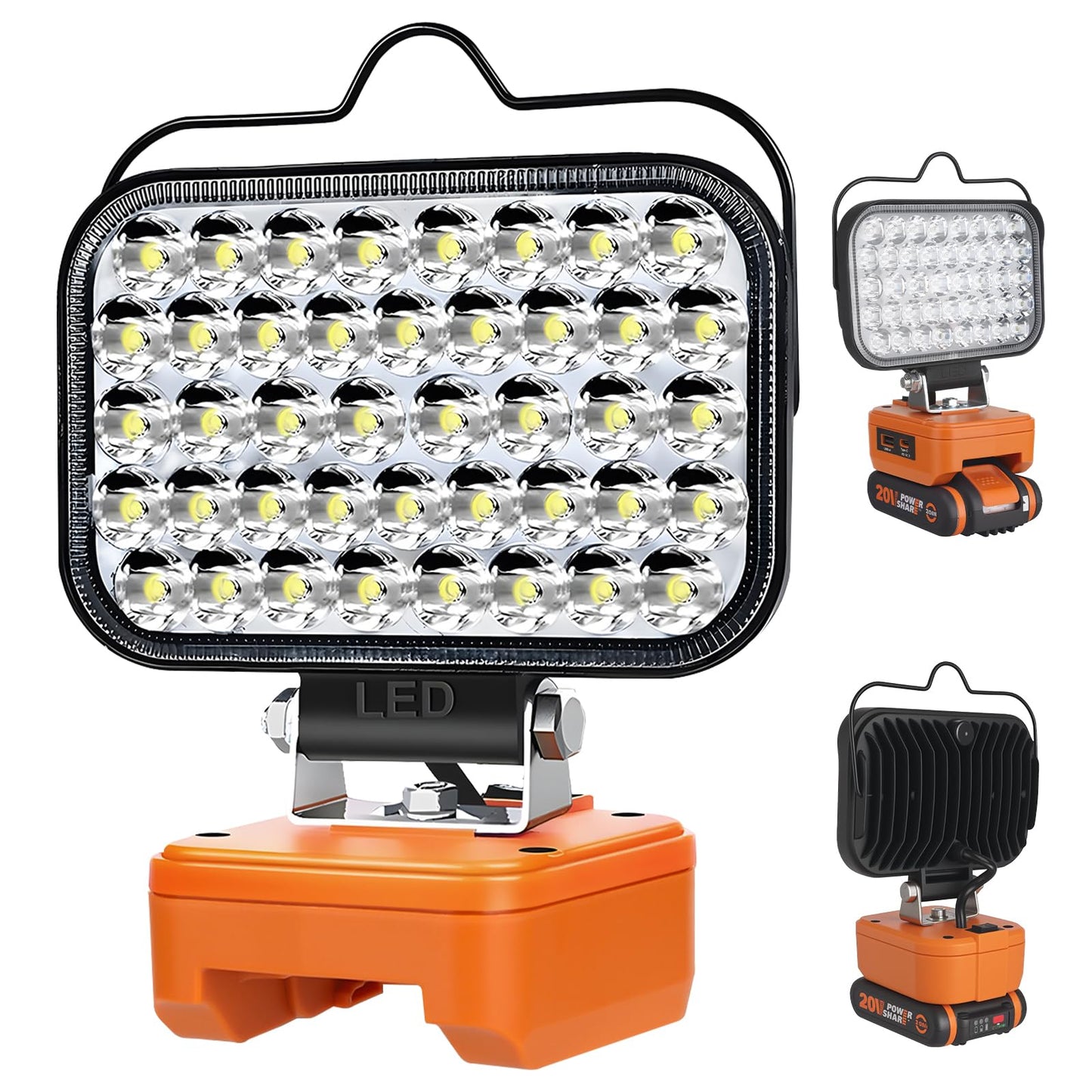 Akku-LED-Arbeitsleuchte, 126w für Worx