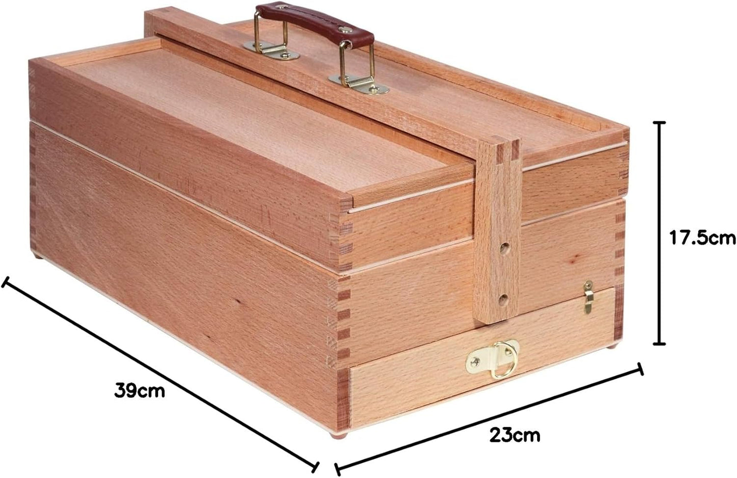Malkoffer Vannes mit 4 Staufächern