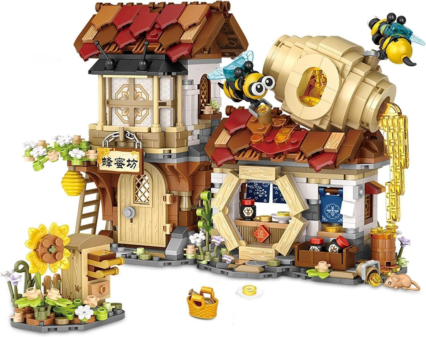 Japanisches Haus: Honigwerkstatt, QLT Mini Honig Werk haus