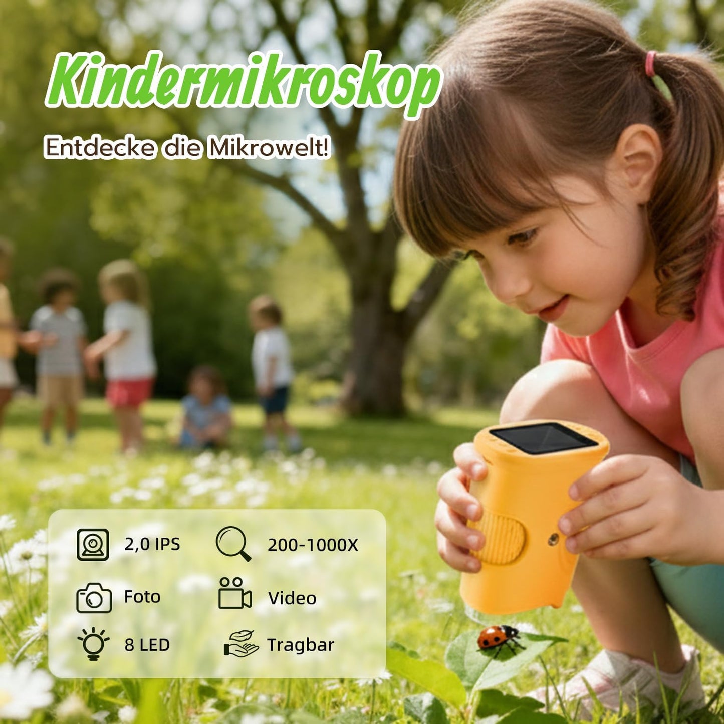 Digitales Taschenmikroskop mit 1080P HD