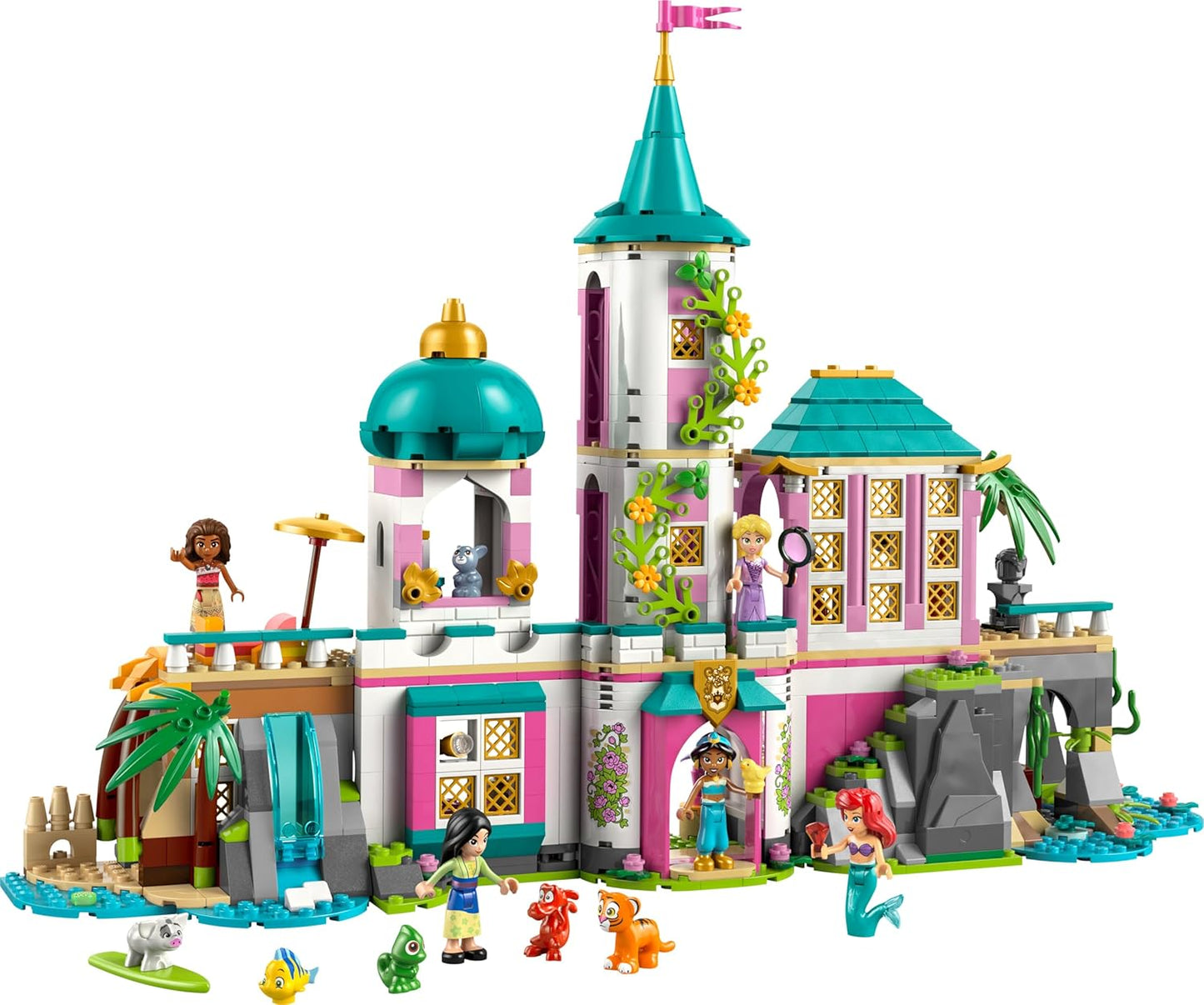 Disney Prinzessinnen Schloss mit Haustieren