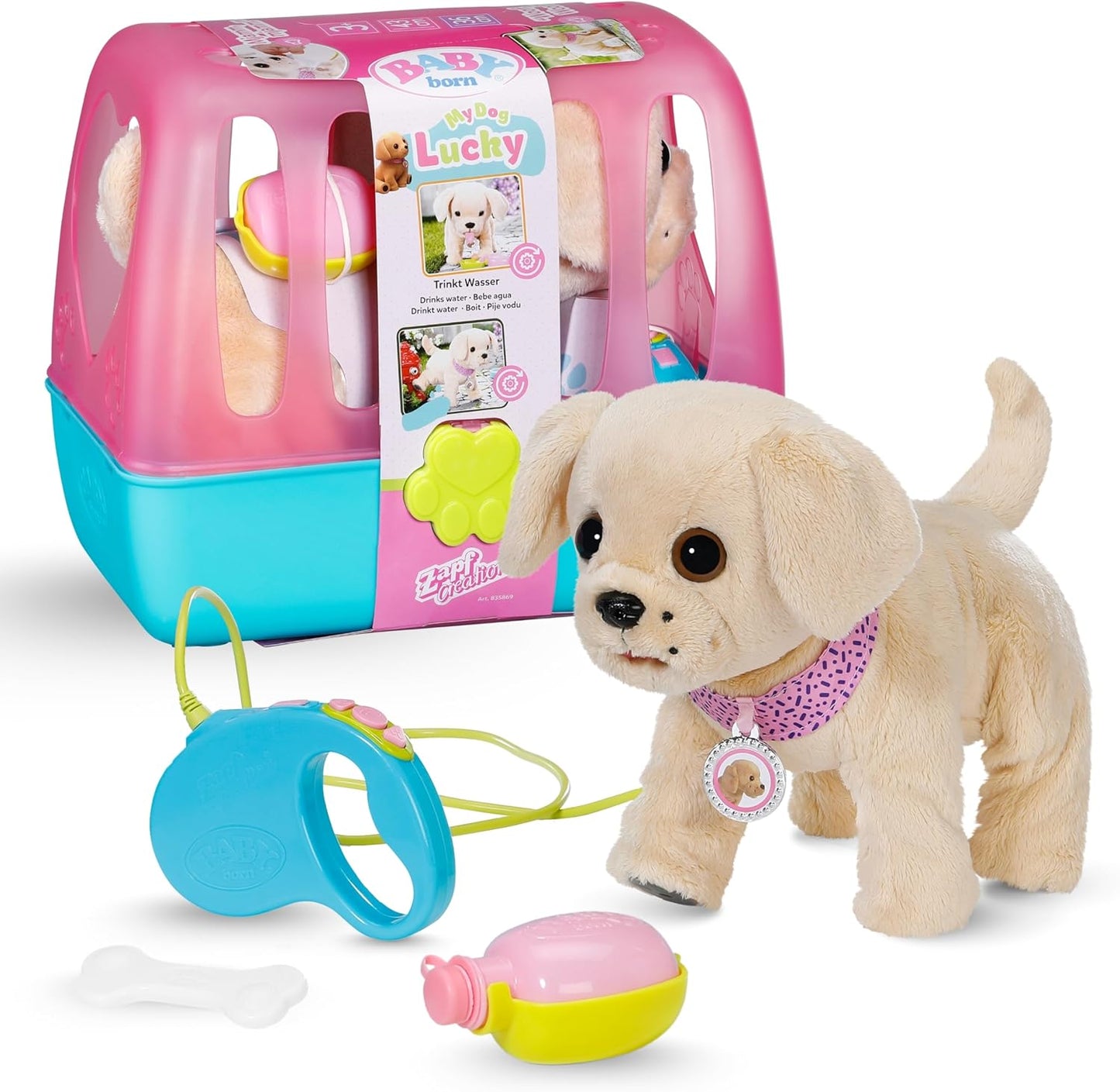 Mein Hund Lucky mit Box und 5 Funktionen