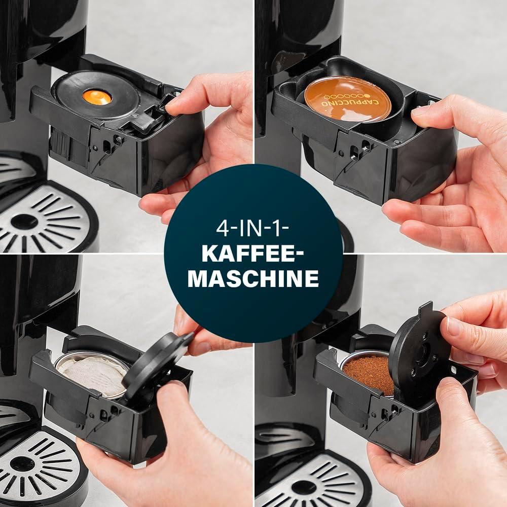 Multikapsel-Kaffeemaschine 4-in-1
