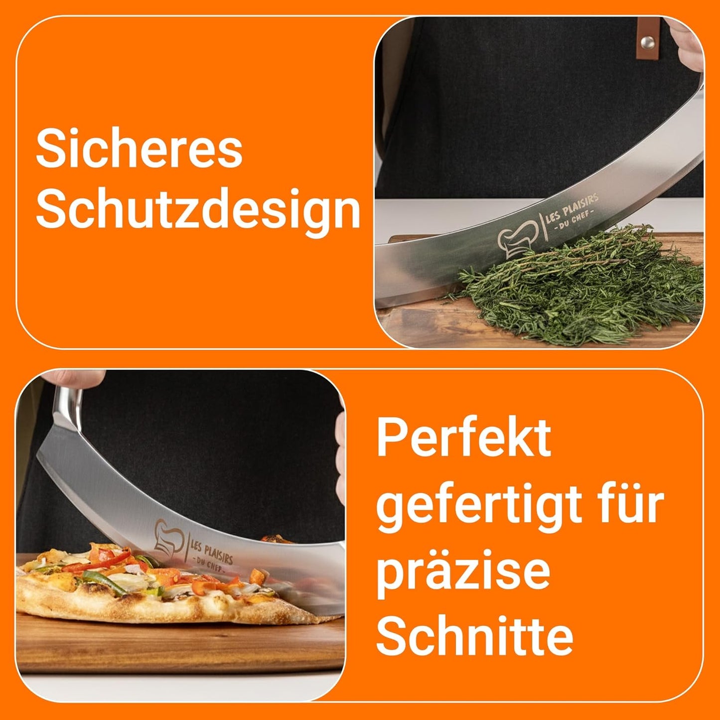 Pizzaschneider, Silber X-Large