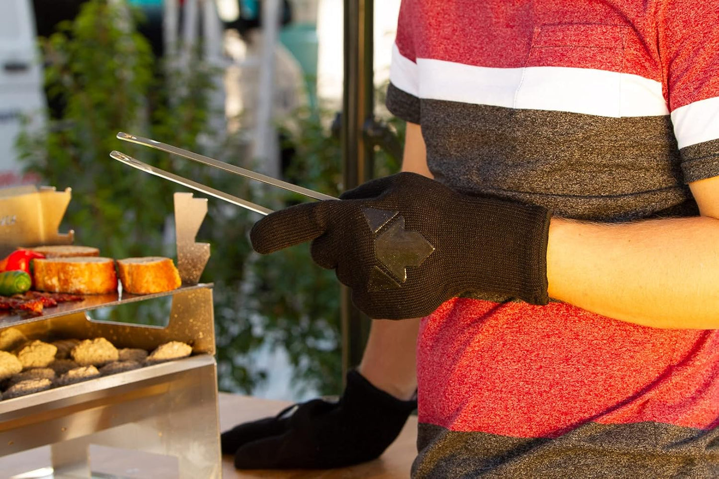 Hitzebeständige Grillhandschuhe, Handschuhe aus Aramid