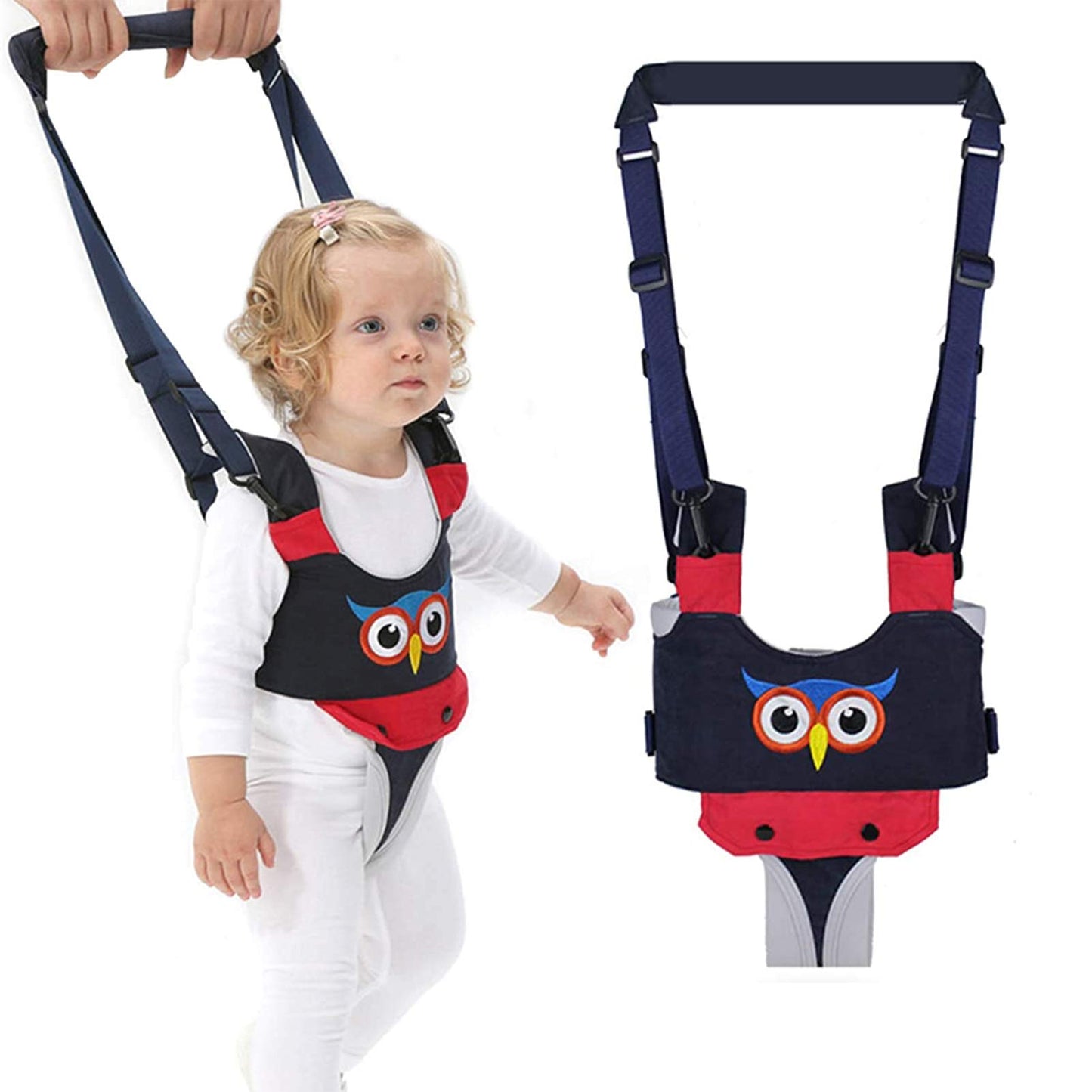 Lauflernhilfe für Babys mit Sicherheitsleinen, Blau