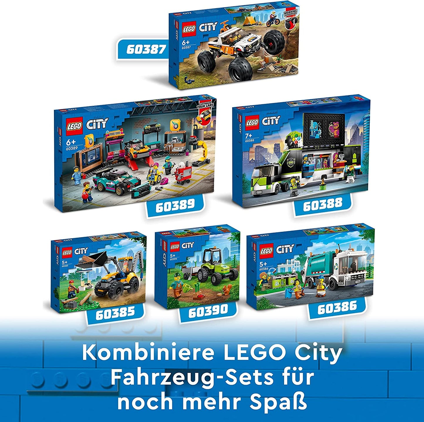 60389 City Autowerkstatt, Konstruktionsspielzeug, Single