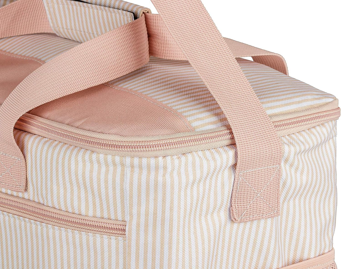 Kühltasche Classic, Rose-gold Gestreift