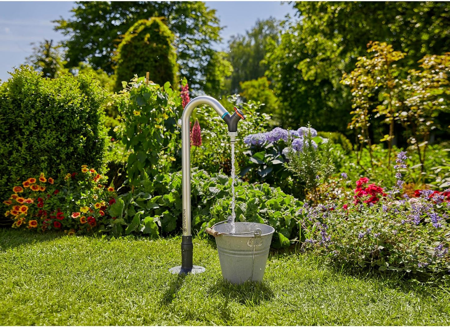 Sprinklersystem Garten-Wasserhahn mit Schwenkfunktion, Pipeline Wasserhahn