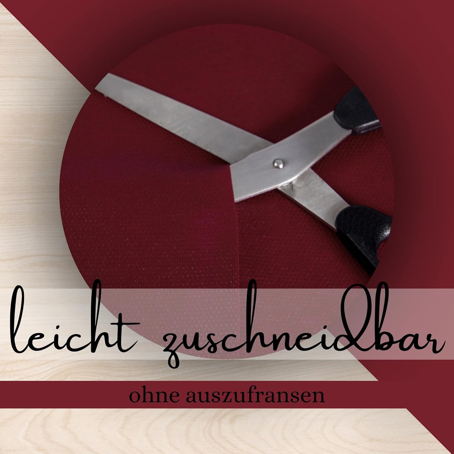 Zuschneidbare Tischdeckenrolle Light, Bordeaux