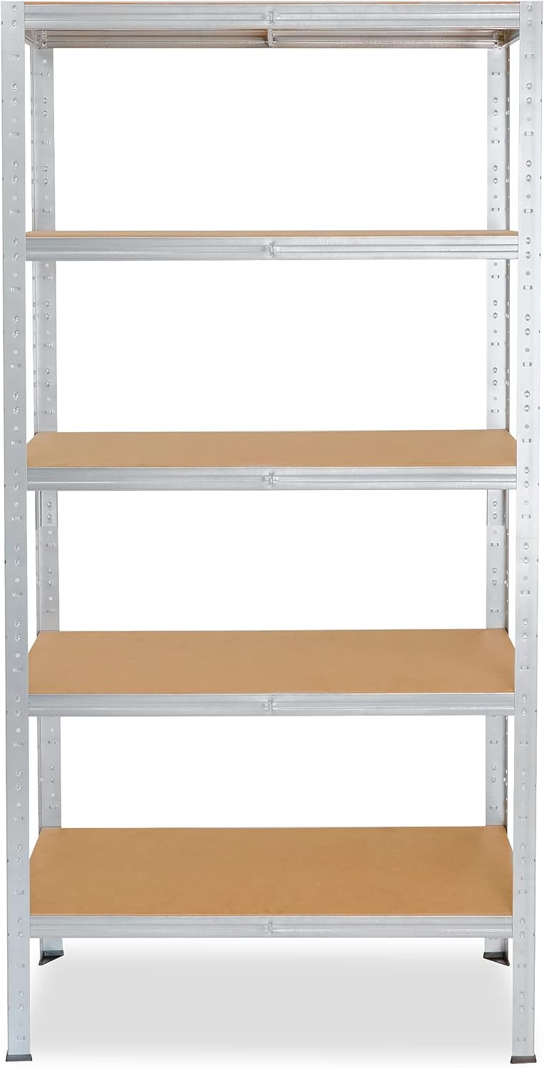 Schwerlastregal mit 5 Böden, H: 180cm / B: 30cm / T: 40cm
