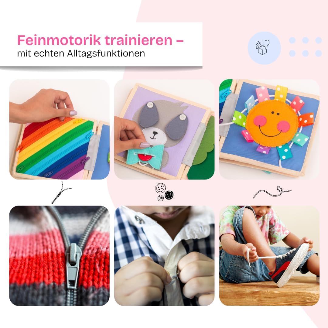 Motorikbuch "Magischer Vogel" Montessori