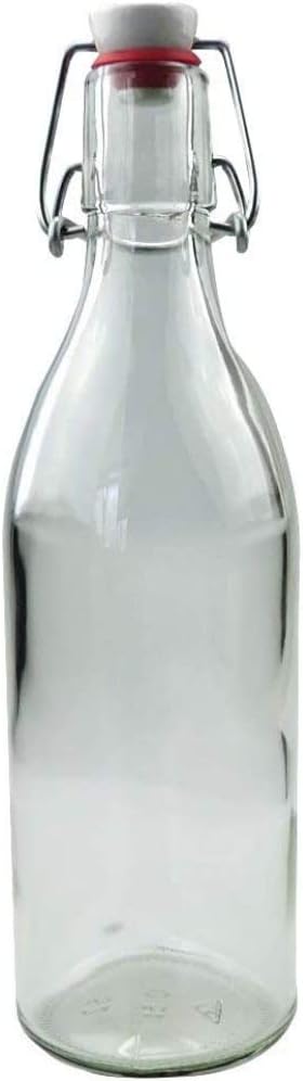 Glasflaschen-Set mit Bügelverschluss (8 Stück, 0,5 L) inkl Trichter