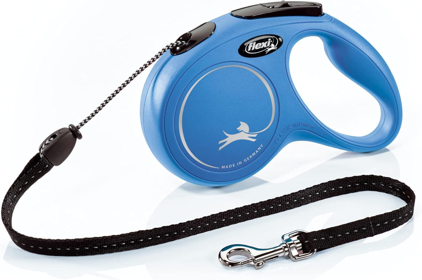 Klassische einziehbare Hundeleine, blau Medium, 16 ft