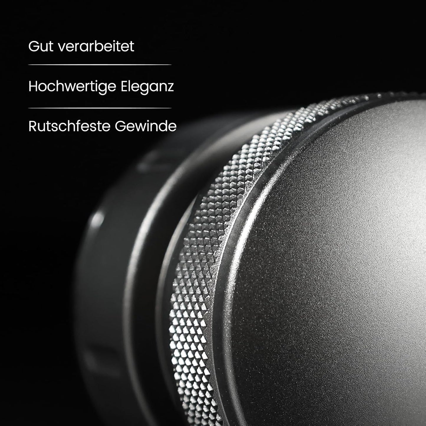 Espresso Distributor für Siebträger, 58mm Silbergrau