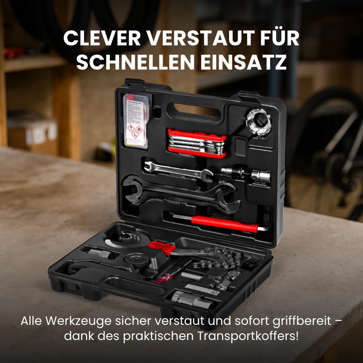 Fahrrad-Werkzeugkoffer
