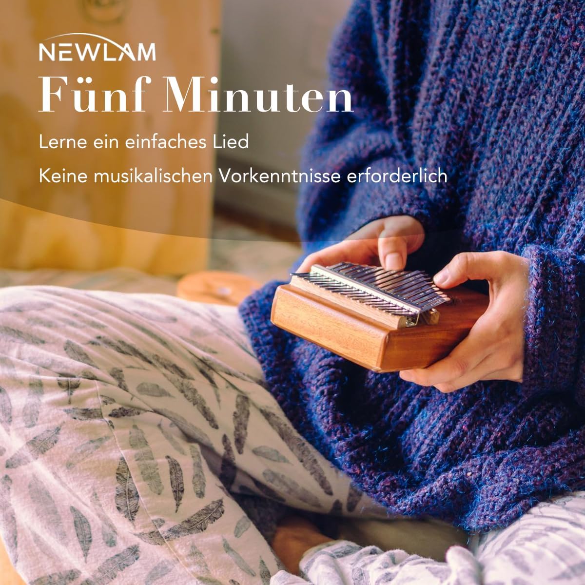 Kalimba Daumenklavier, Holz 17 Tasten
