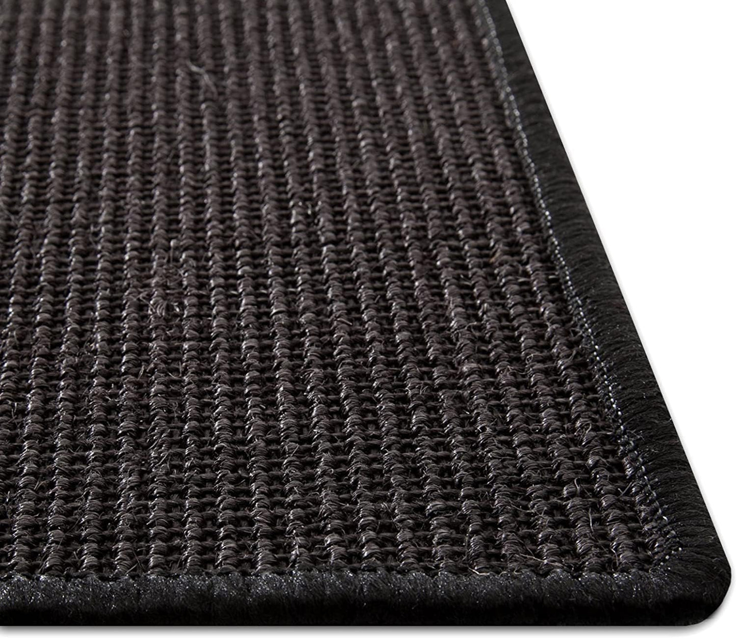 Widerstandsfähiger Kratzteppich, 67 x 140 cm Schwarz