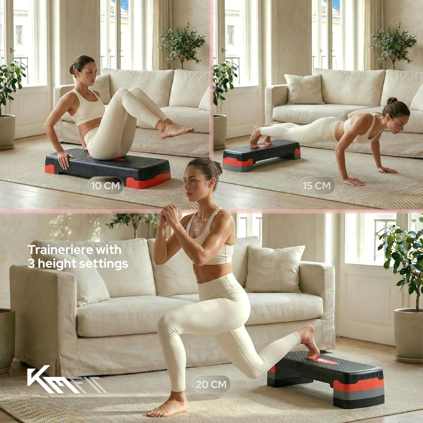 Fitness Stepper mit Höhenverstellung