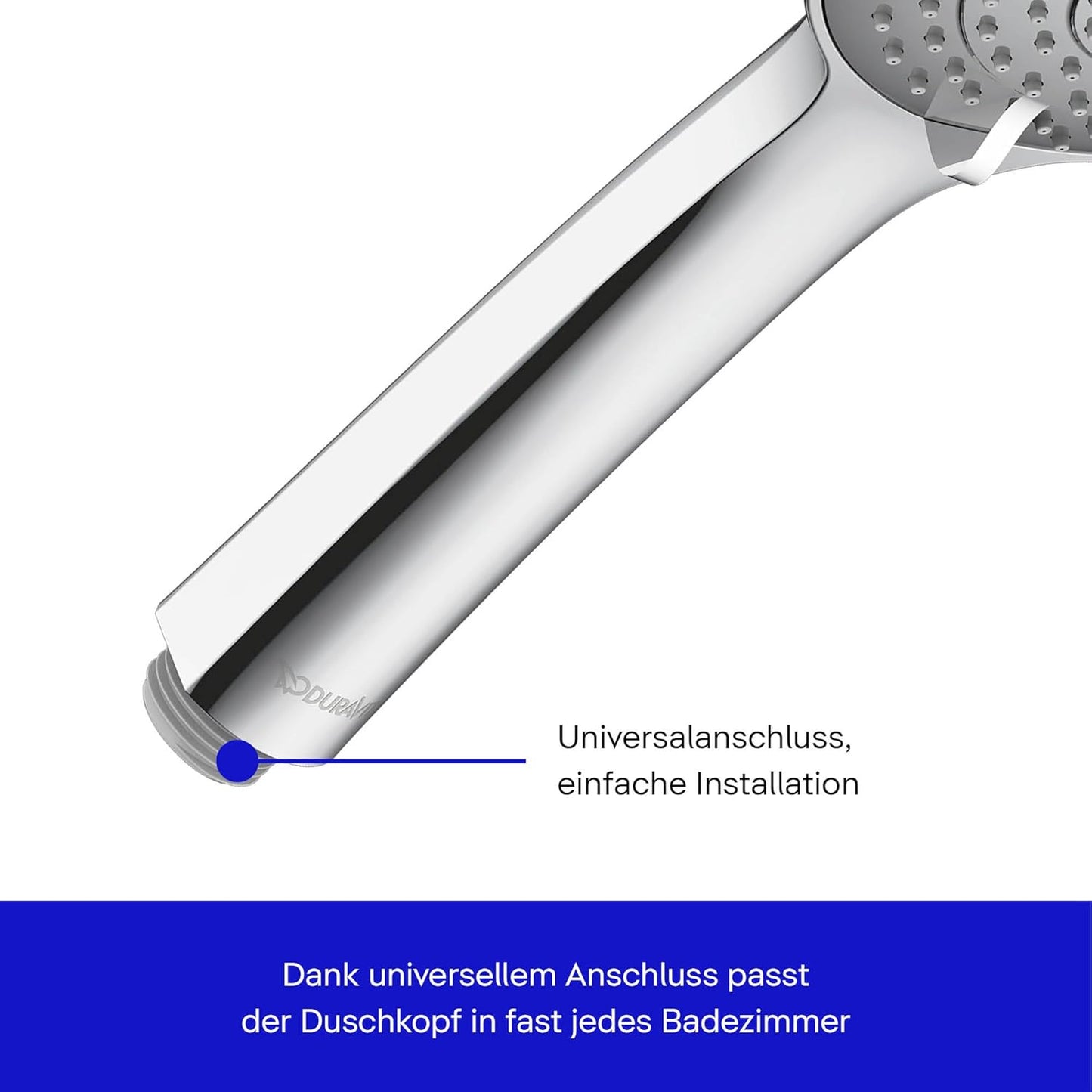 Brausen und Zubehör Brausehalterset, 110 mm,  Chrom