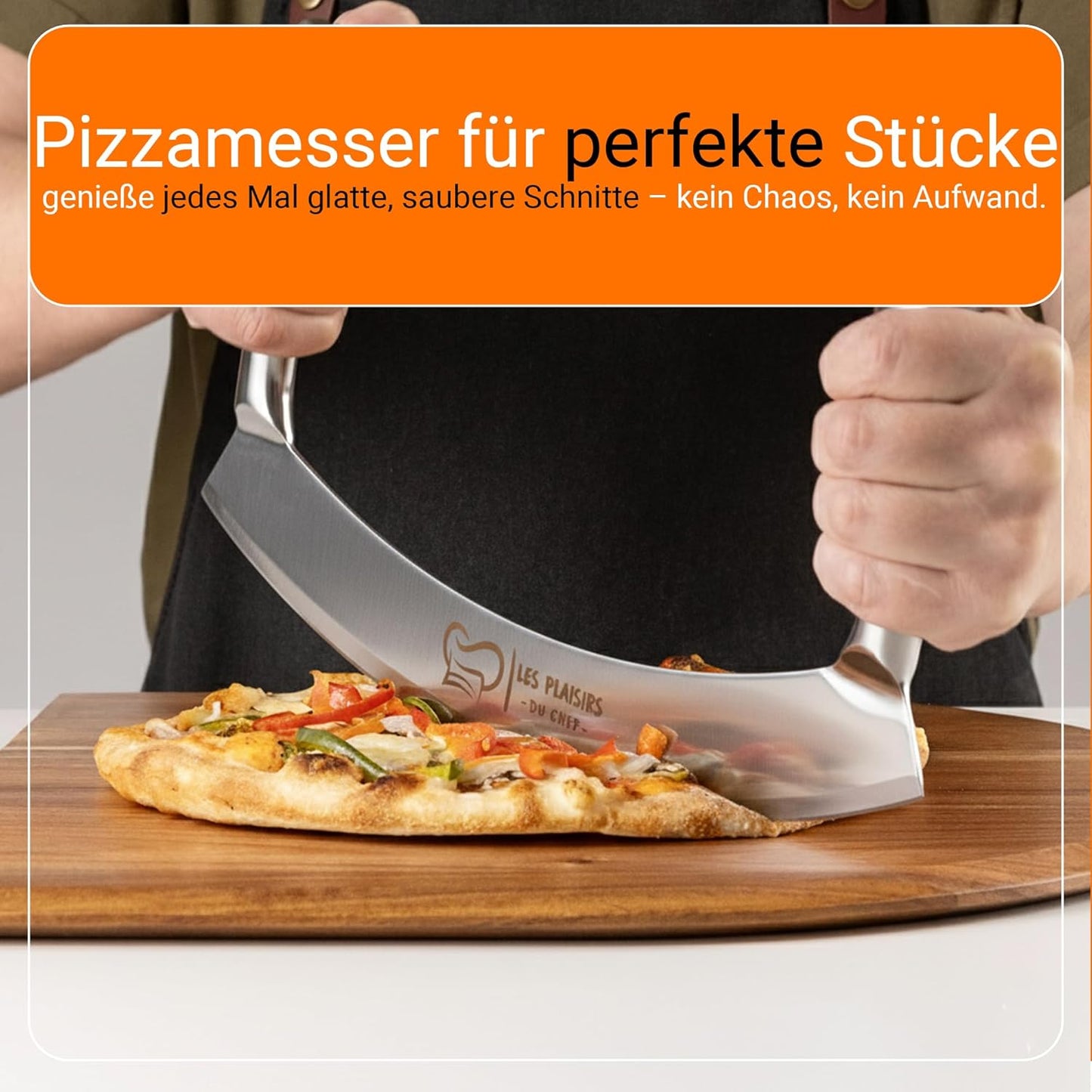Pizzaschneider, Silber Large