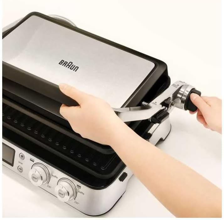 MultiGrill 9 mit Wechselplatten-Set, 2 Grill-/2 Plancha-/2 Waffel-Platten