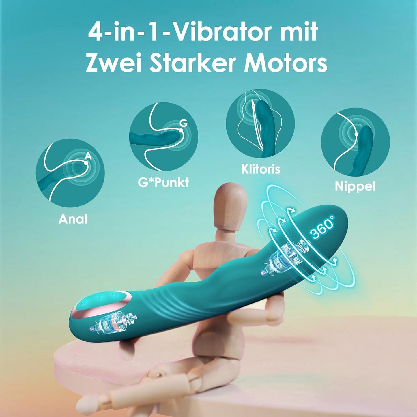 G-Punkt Vibrator mit 10 Vibrationsmodi