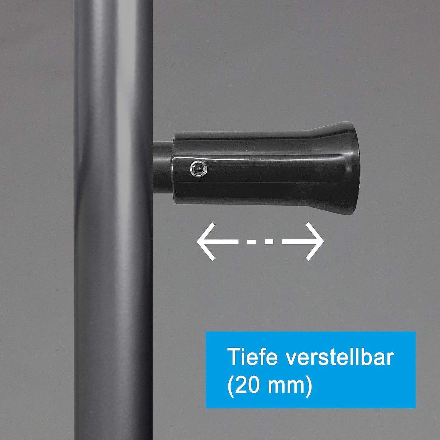Handtuchwärmer mit Mittelanschluss 50 mm, 1424 x 600 mm Anthrazit