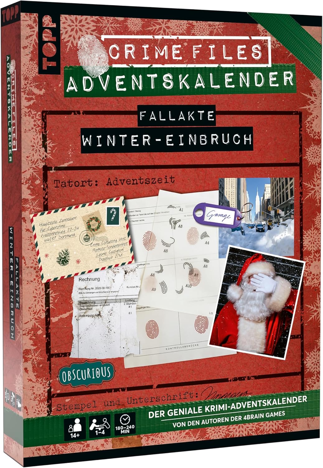 Crime Files – Fallakte: Winter-Einbruch. Der geniale Krimi-Adventskalender