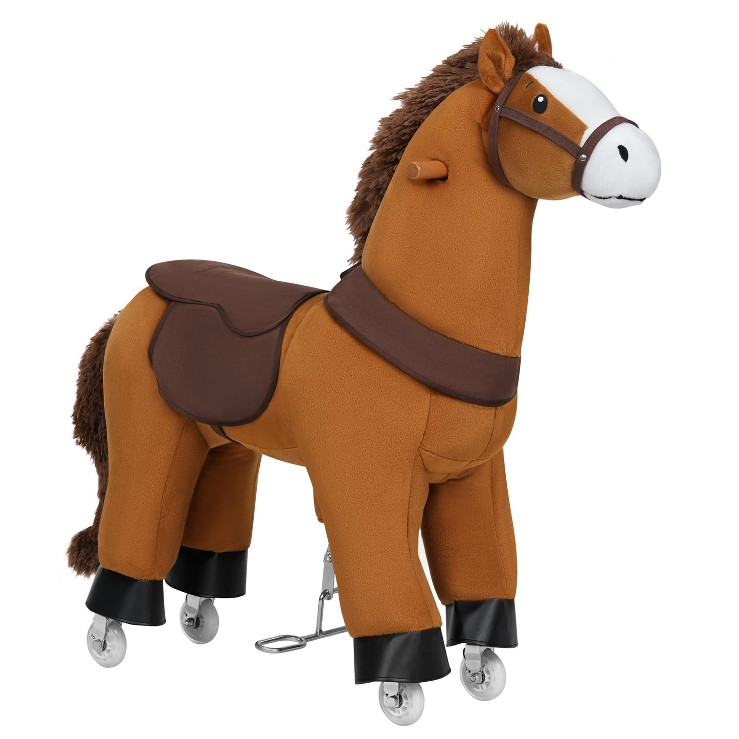 Reitpferd auf Rollen mit Soundfunktion, 95x94x35 cm