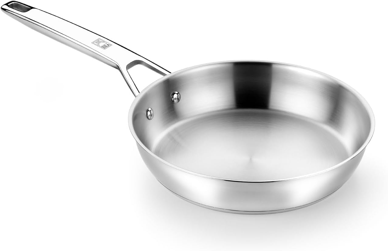 Edelstahl Bratpfannen-Set (2-tlg., 24/28 cm), 24 y 28 cm
