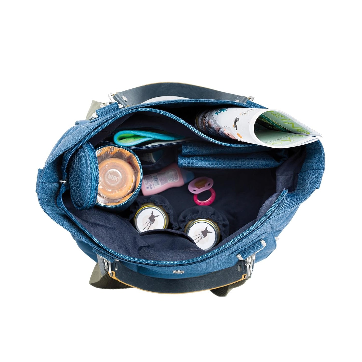 Mix'n Match Wickeltasche mit Wickelzubehör-Set, Ocean Blue
