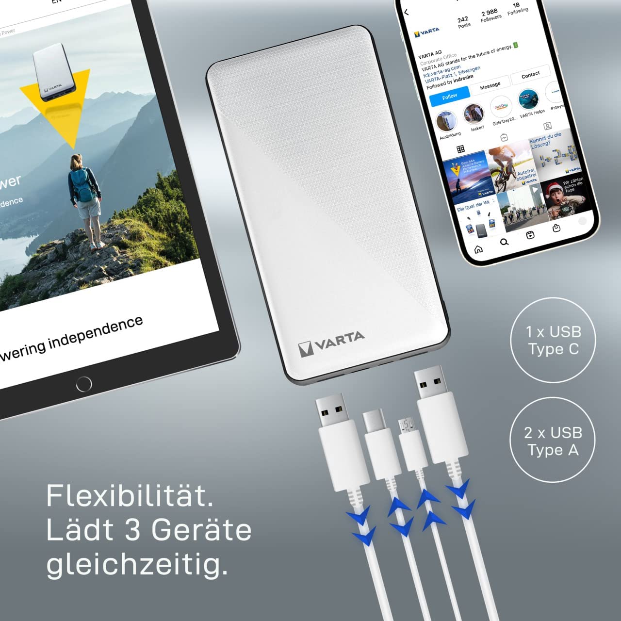 Power Bank Energy 20000, Powerbank, Energy 20000mAh