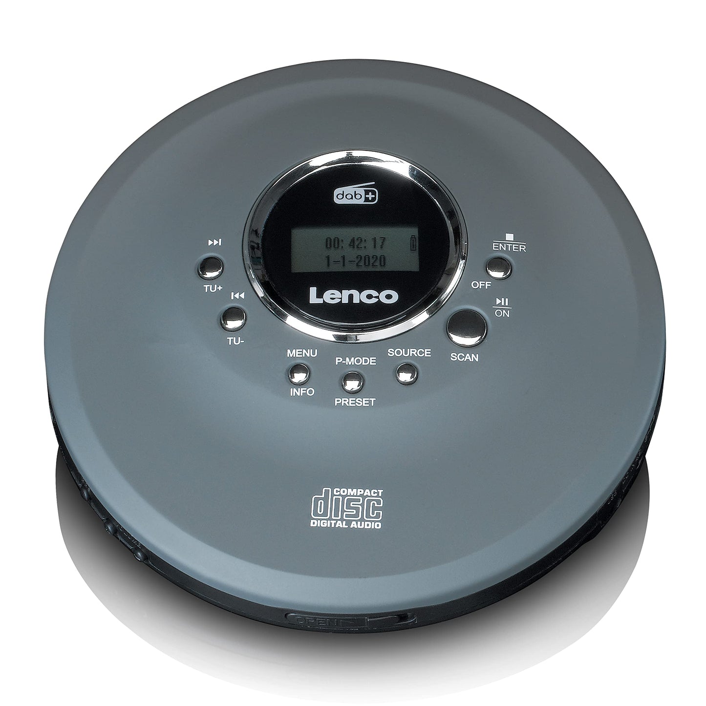 CD-400GY, Mit DAB+ und Akku Grau
