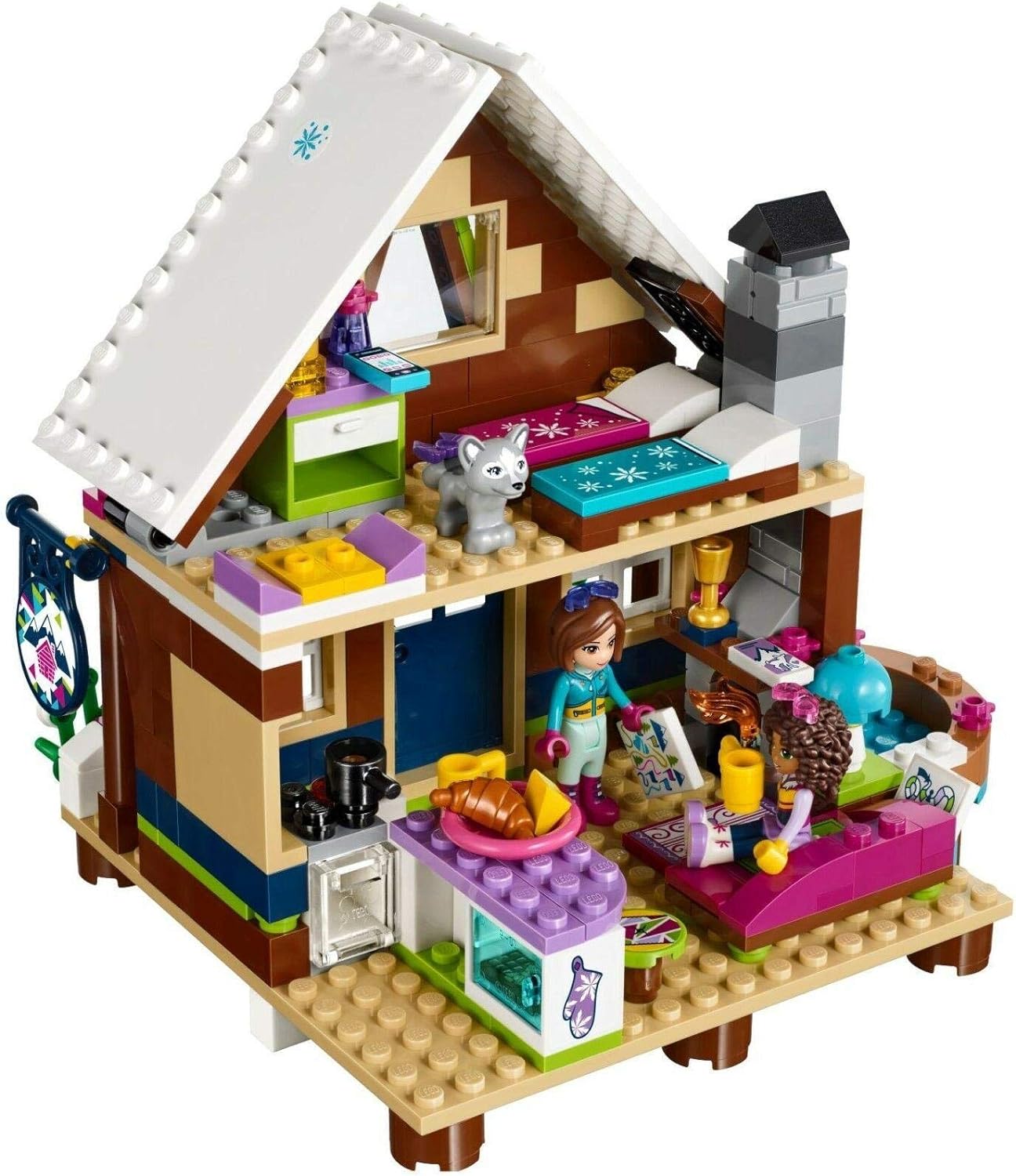 Chalet im Wintersportort, Single