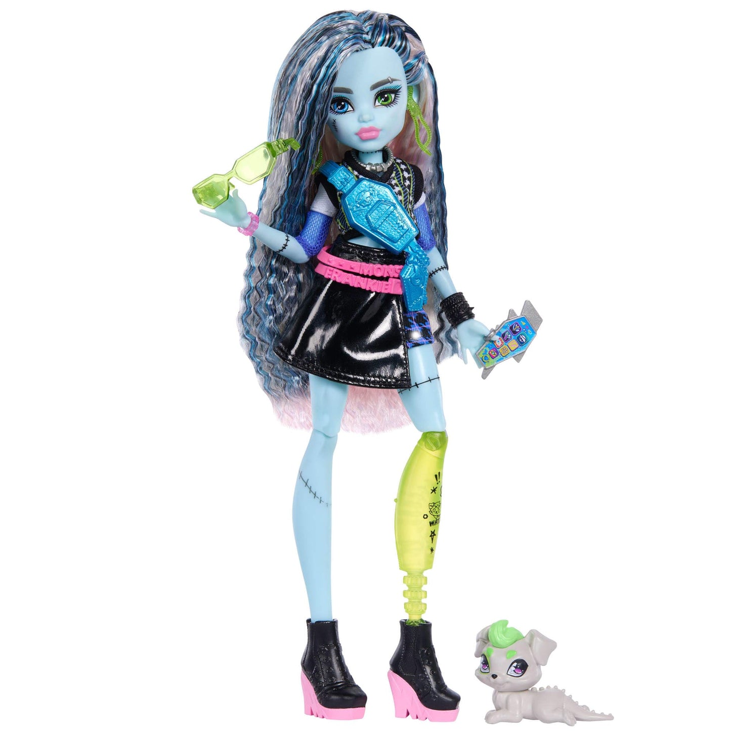 Frankie Puppe, Blau