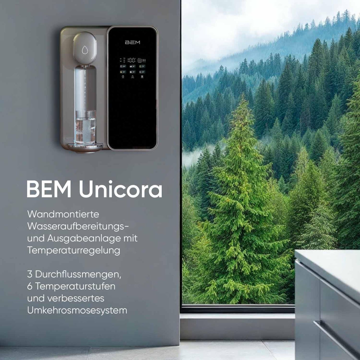Unicora Osmoseanlage mit Heisswasser
