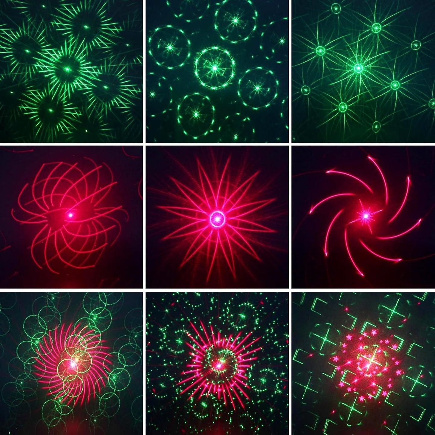 3 in 1 Musikgesteuertes Partylicht R11 mit Fernbedienung