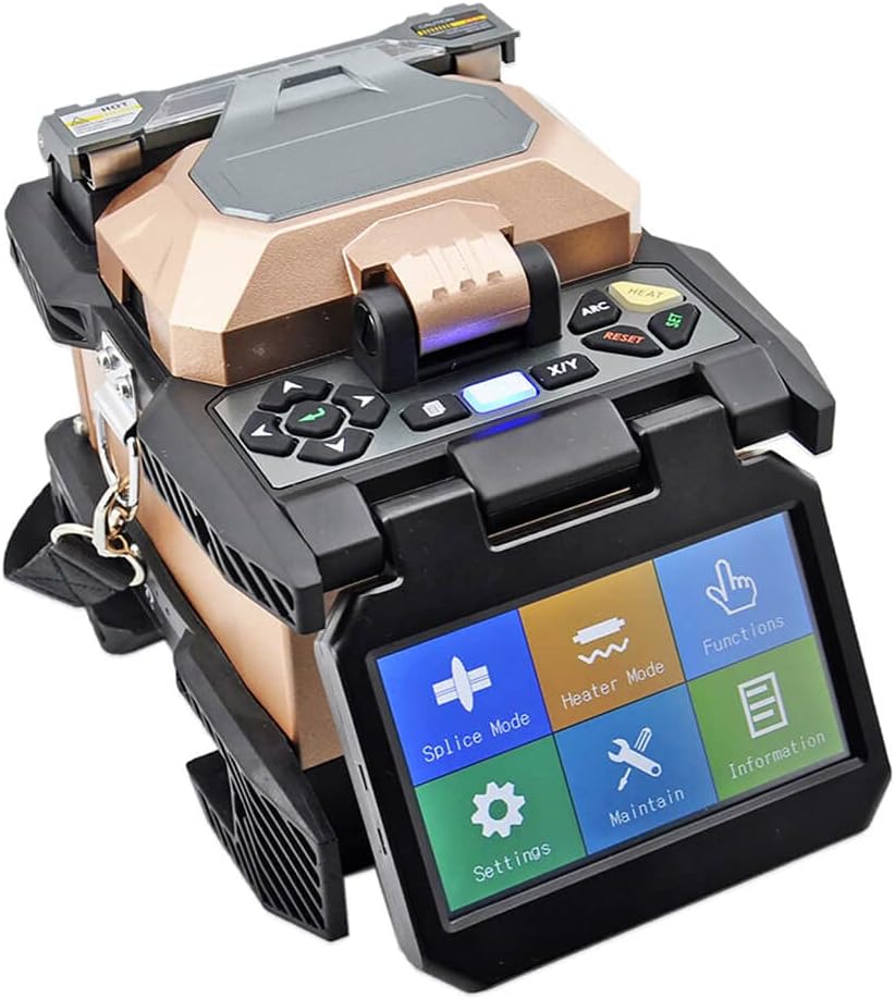 Glasfaser-Spleissgerät mit Touchscreen und 4 Motoren