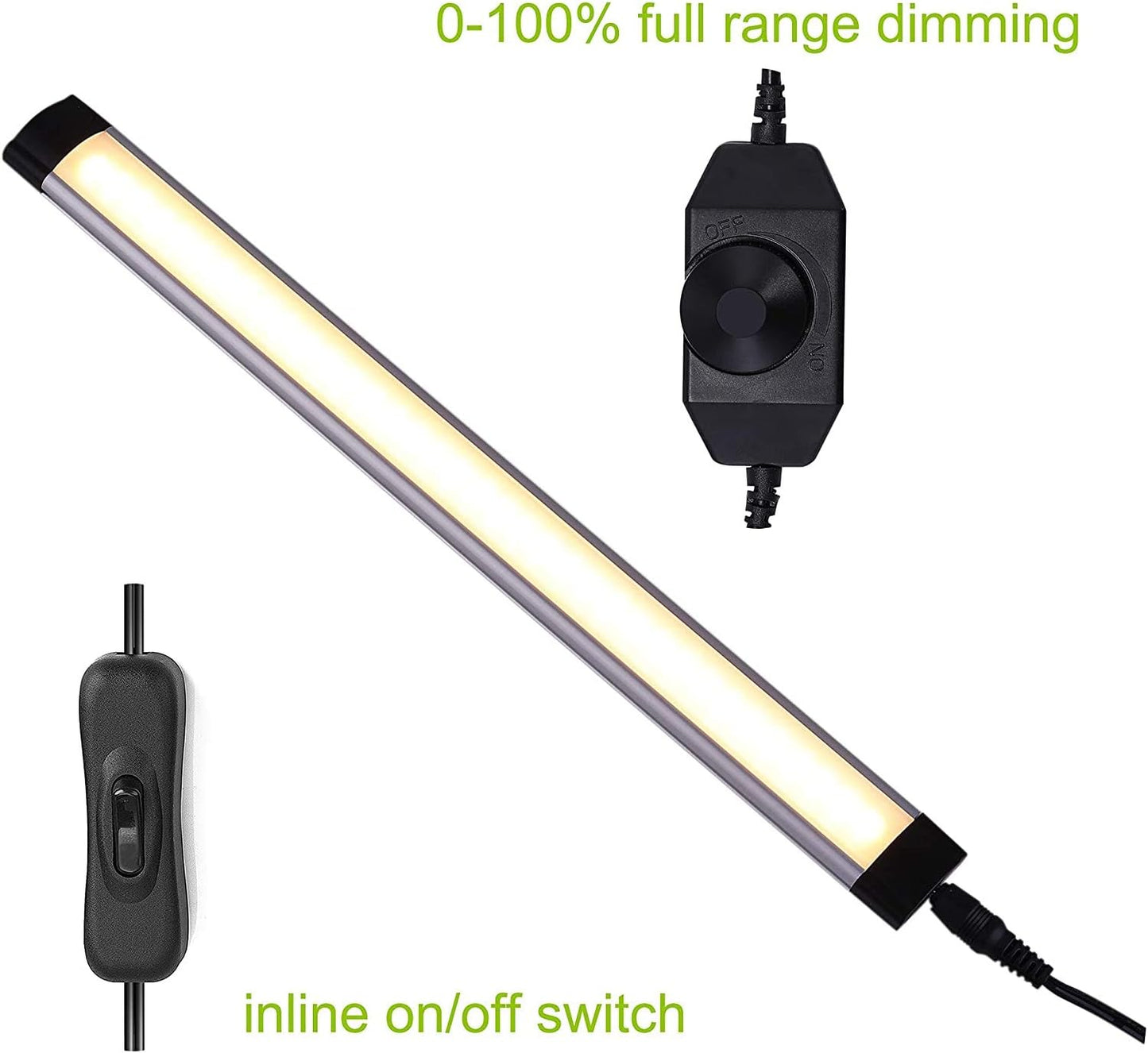 6er-Set LED-Unterbauleuchte mit Schalter, Warmweiss 6 Stück