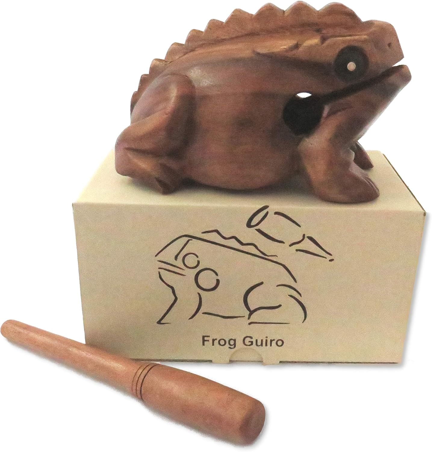 Quakender Holzfrosch Guiro