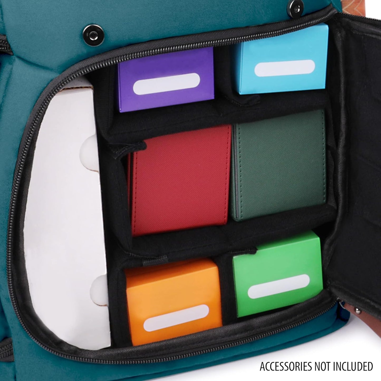 Sammelkarten-Aufbewahrungsbox-Rucksack, Einheitsgrösse Grün