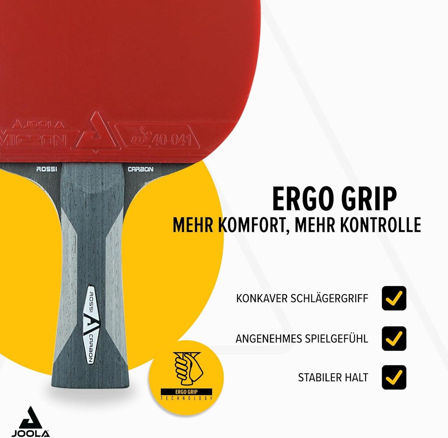 Rosskopf Carbon Tischtennisschläger, Single / Rosskopf Carbon