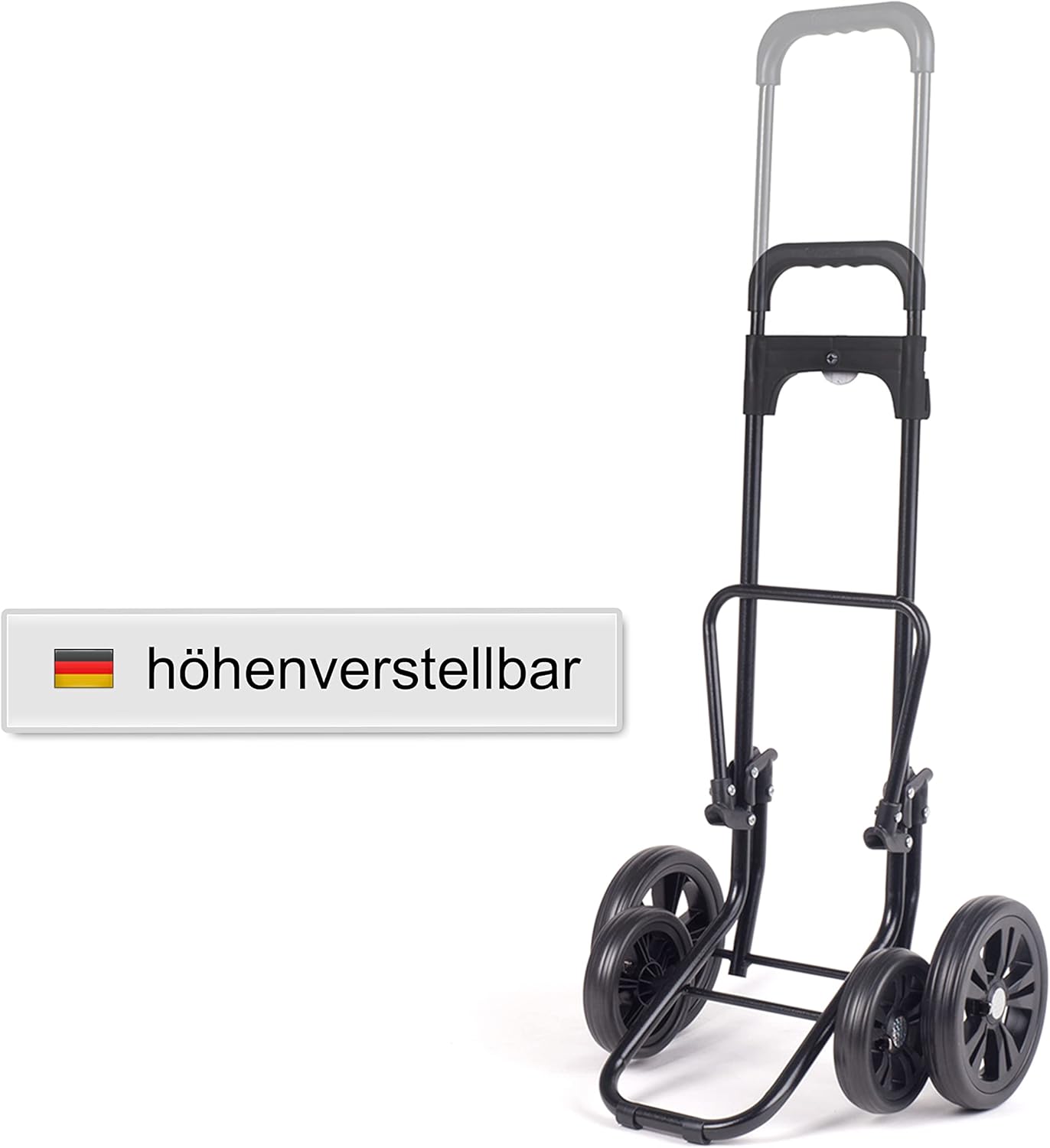Höhenverstellbarer Einkaufstrolley Quattro Shopper Ipek mit abnehmbarer 49 L Einkauftasche, Apricot