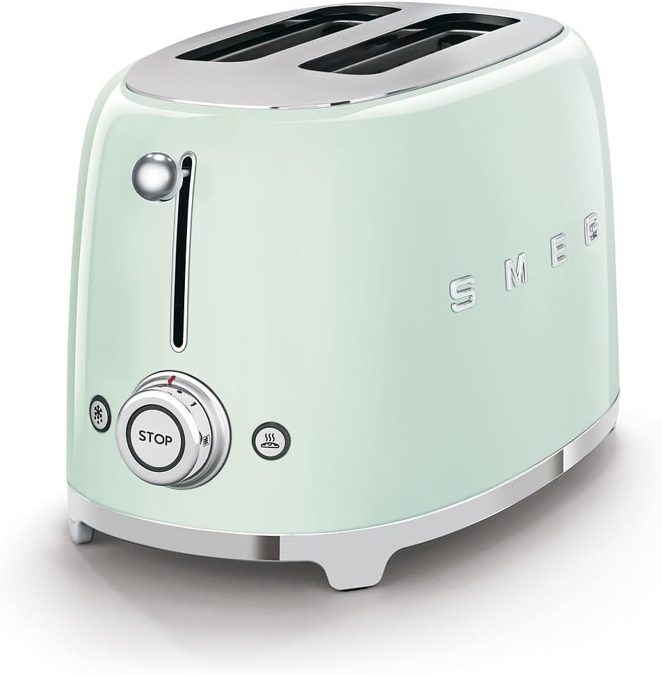 Toaster mit 2 Schlitzen und Bagel-Funktion, Pastellgrün