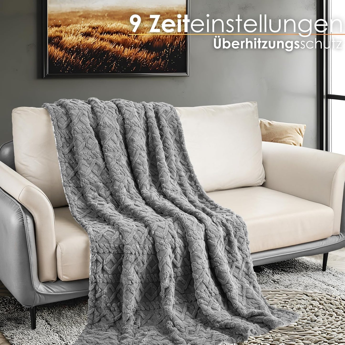 Heizdecke mit Abschaltautomatik