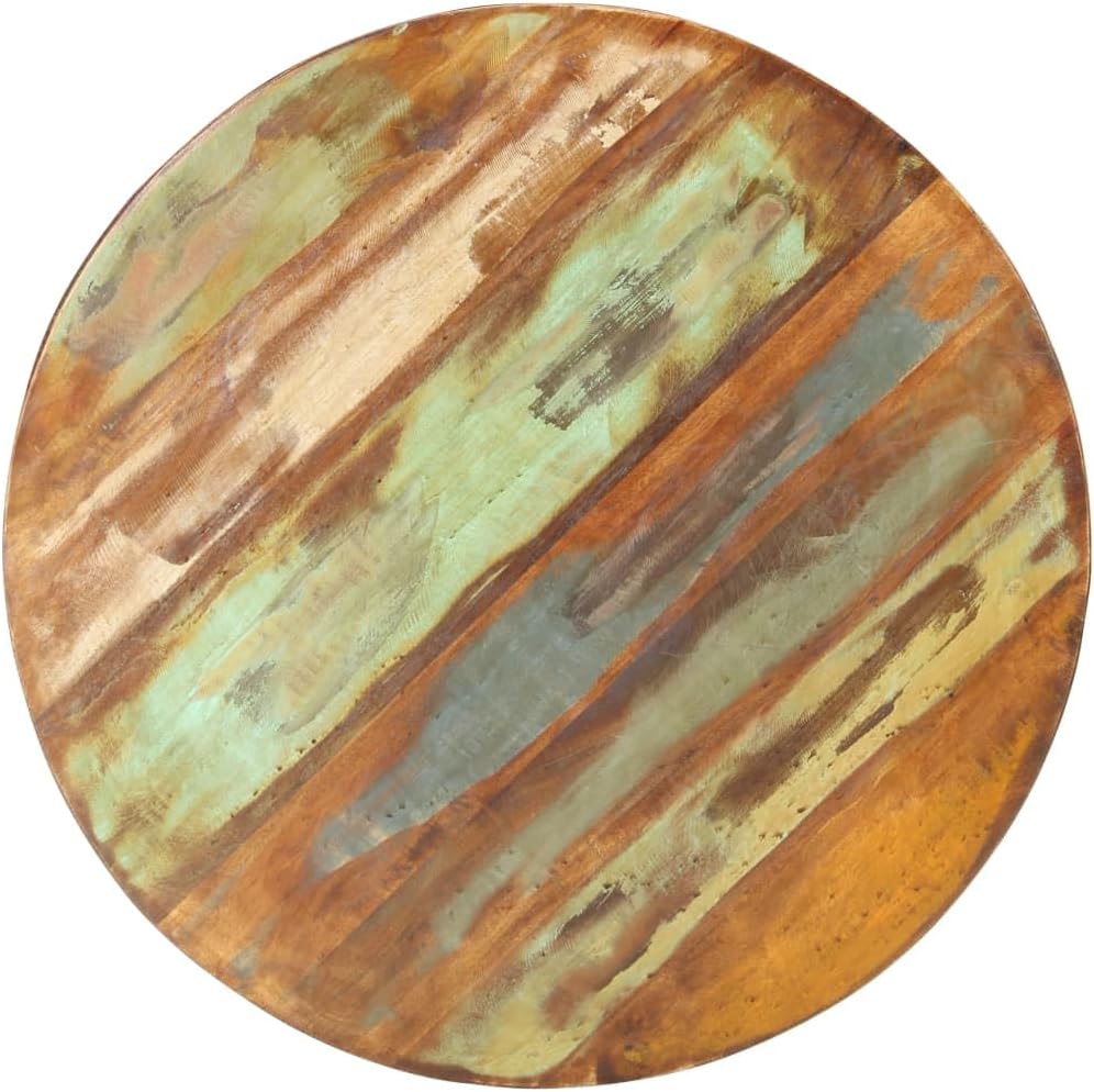 Couchtisch im Industriestil aus recyceltem Holz, recyceltes Massivholz 68 x 43 cm