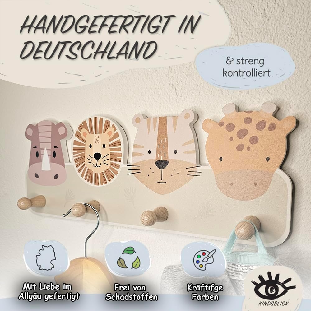Kindergarderobe - Safari, Safari Natur