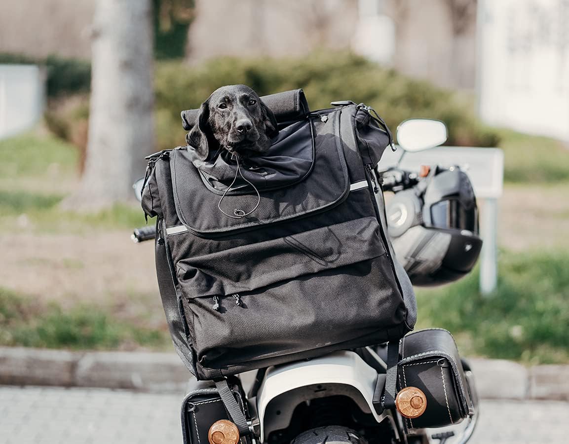 Wasserdichte Motorradtasche für Haustiere, 11-20 kg, L (11-20 kg)