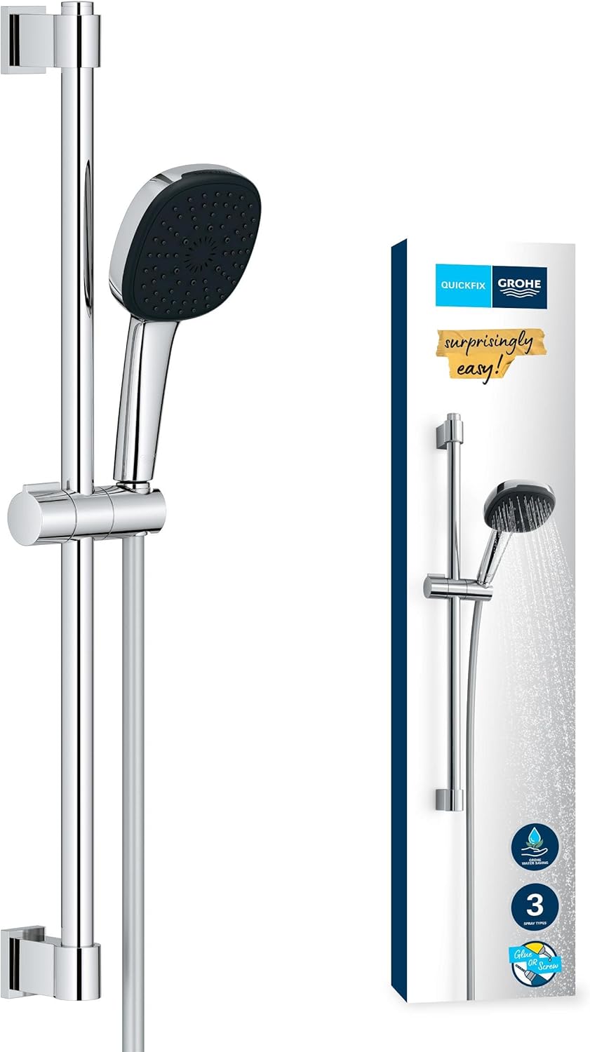 Vitalio Comfort 110 QuickFix Brausestangenset, 60cm Stangenset